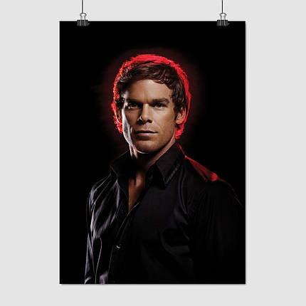 Плакат "Декстер, Майкл Голл, Dexter, Michael Hall", 60×43см, фото 1