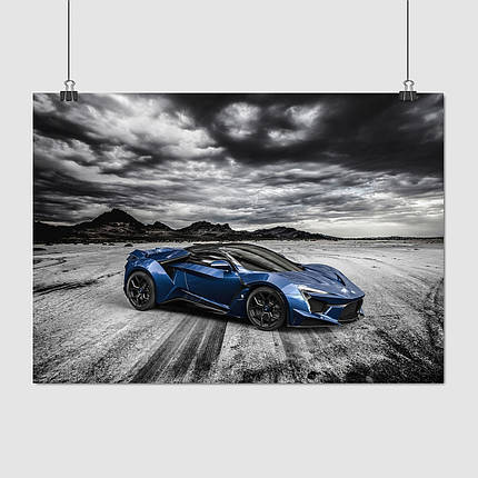 Плакат "Арабський суперкар Лікан Гіперспорт, Lykan HyperSport", 43×60см, фото 1