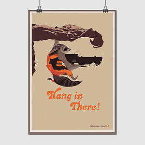 Плакат "Вартові Галактики, Єнот Ракета та Грут, Guardians of the Galaxy", 60×43см