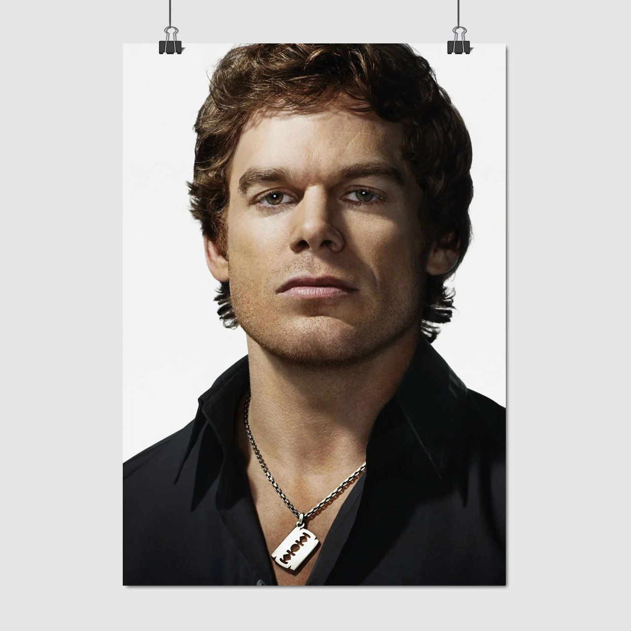 Плакат "Декстер, Майкл Голл, Dexter, Michael Hall", 60×43см