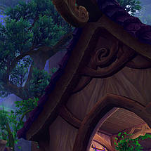 Плакат "Варкрафт, хатинка у лісі, Warcraft", 40×60см, фото 2