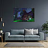 Плакат "Варкрафт, хатинка у лісі, Warcraft", 40×60см, фото 7