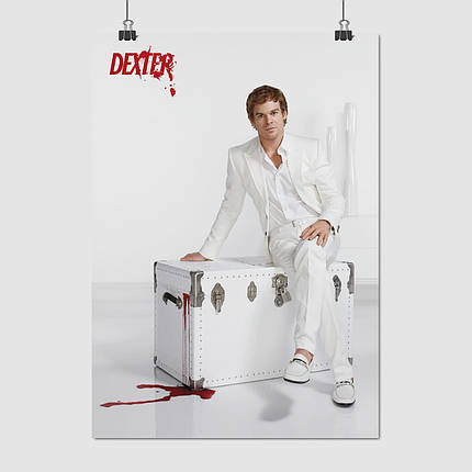 Плакат "Декстер, Майкл Голл, Dexter, Michael Hall", 60×43см, фото 1
