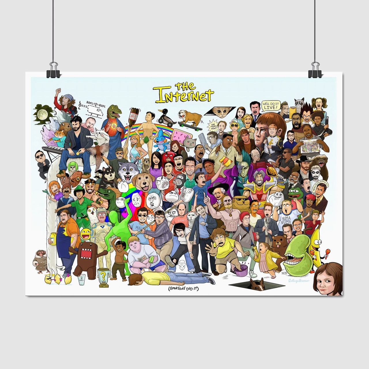 Плакат "Колекція інтернет-мемов", 43×60см