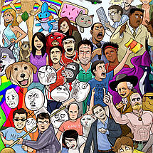 Плакат "Колекція інтернет-мемов", 43×60см, фото 2