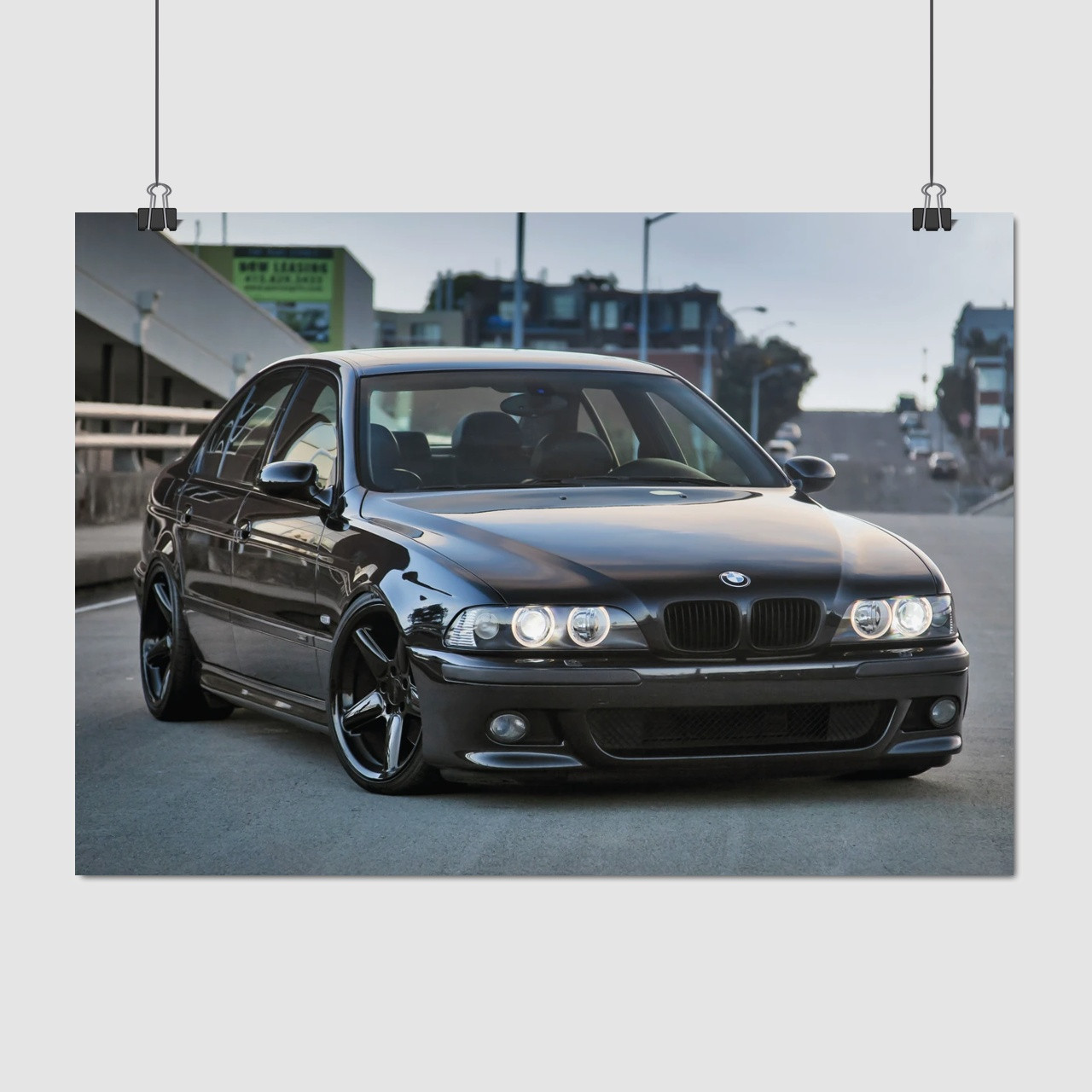 Плакат "BMW E39", 43×60см