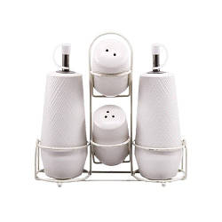 Набір для спецій Maestro White 5 предметів кераміка (20002-04S MR)