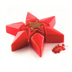 Форма для випікання Silikomart 2 штуки d9,6 см h5,5 см силікон (KIT ETOILE)