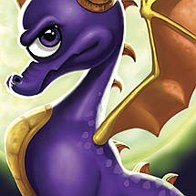 Плакат "Дракон Спайро, Spyro the Dragon", 60×43см, фото 2