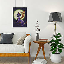 Плакат "Дракон Спайро, Spyro the Dragon", 60×43см, фото 4