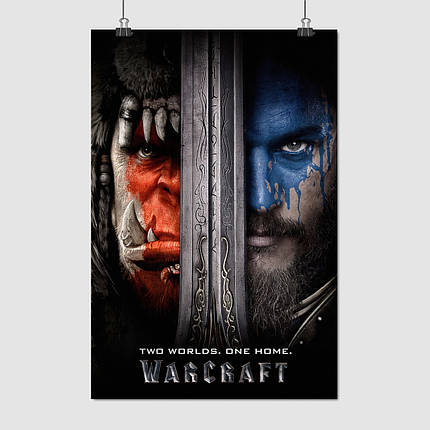 Плакат "Варкрафт: Початок, Warcraft: The Beginning (2016)", 60×40см, фото 1