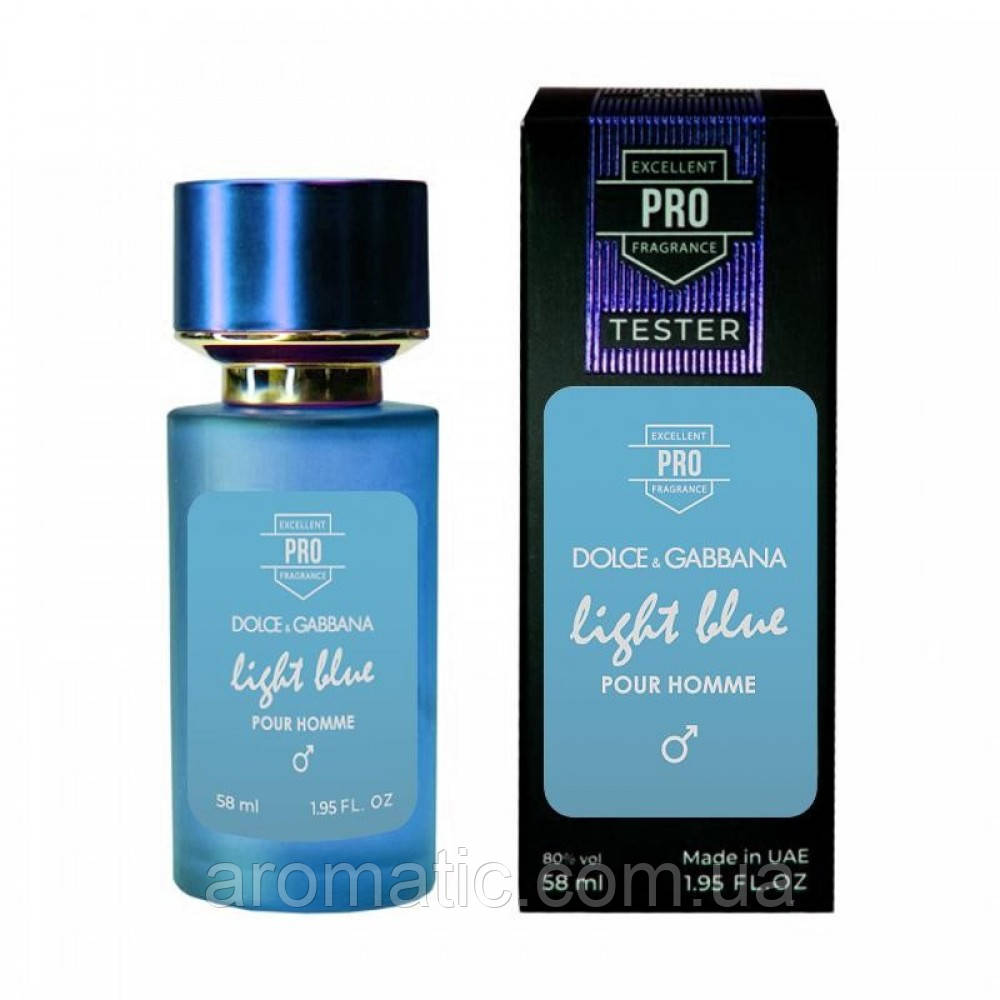 Тестер чоловічий DG Light Blue Pour Homme 58мл