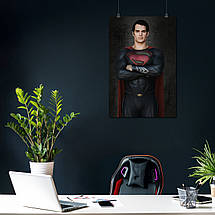 Плакат "Людина зі сталі, Генрі Кавілл, Superman, Man of Steel (2013)", 60×40см, фото 4
