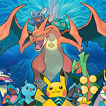Плакат "Покемони, Pokemon", 60×60см, фото 3