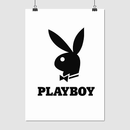 Плакат "Плейбой, логотип, Playboy", 60×43см, фото 1