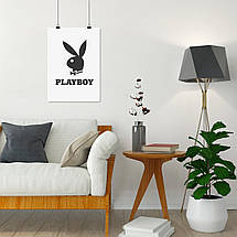 Плакат "Плейбой, логотип, Playboy", 60×43см, фото 4