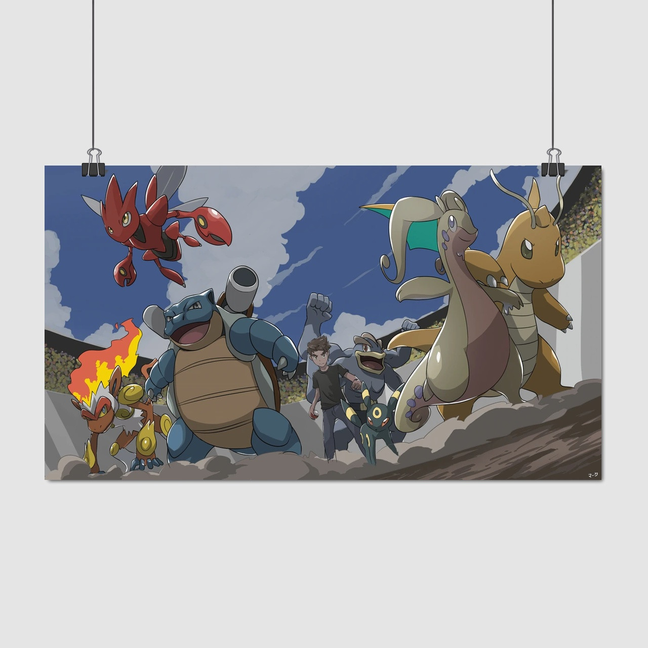 Плакат "Покемони, Pokemon", 34×60см