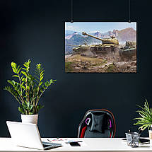 Плакат "Танки у Великої Китайської Стіни", 43×60см, фото 3