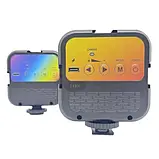 💙Лампа світлодіодна LED Baker WL-R1 з кріпленням для телефону, студійна накамерне світло 3000-7000K, фото 3