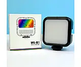 💙Лампа світлодіодна LED Baker WL-R1 з кріпленням для телефону, студійна накамерне світло 3000-7000K, фото 9
