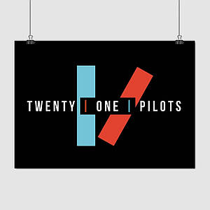 Плакат "Twenty One Pilots, 21 Pilots", 43×60см