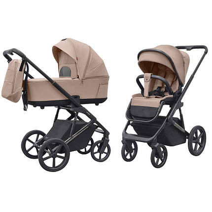 Коляска універсальна 2в1 CARRELLO Sigma CRL-6523 Fresh Beige Бежева, фото 2
