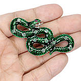 Брошка. Натуральний смарагд і рубін. Срібло 925., фото 3