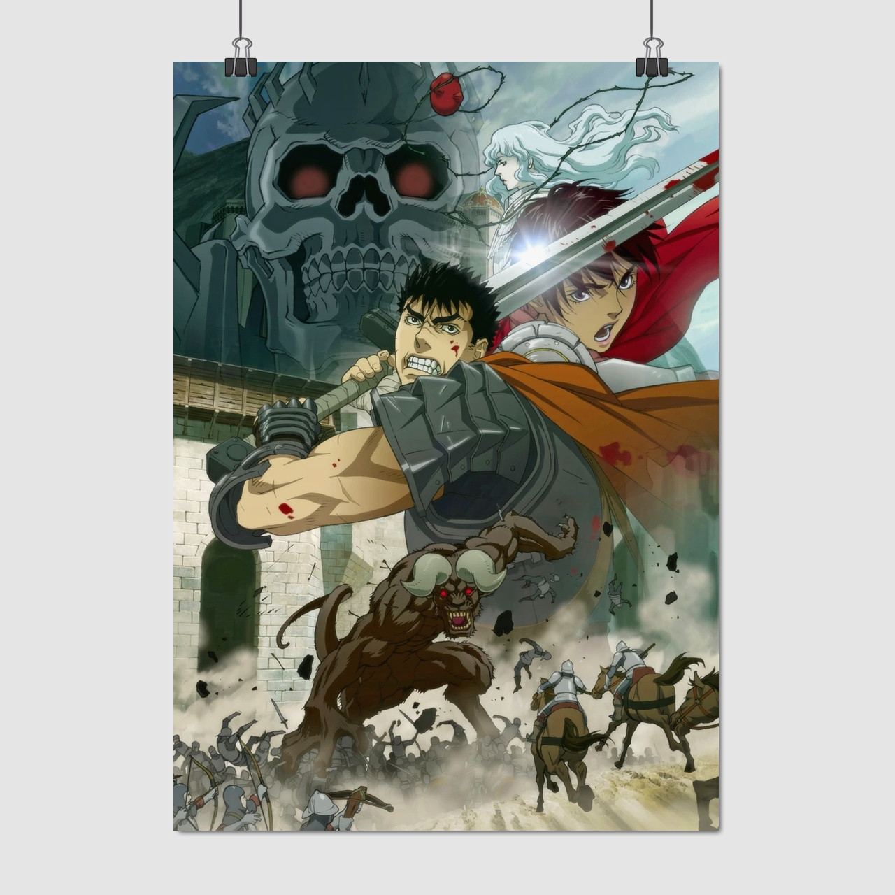 Плакат "Берсерк, Berserk", 60×43см