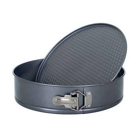 Форма для торта Bravo Chef Brezel розбірна кругла d26 см h7 см вуглецева сталь (10203-BC)