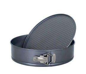 Форма для торта Bravo Chef Brezel розбірна кругла d28 см h7 см вуглецева сталь (10204-BC)