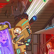 Плакат "Лабораторія Ріка, Rick and Morty", 40×60см, фото 2