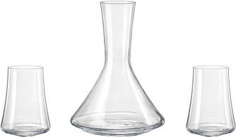 Набір для води Bohemia Xtra (графін 1400 мл + склянка 400 мл-2шт) 3 предмети (b31B23)