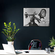 Плакат "Луї Армстронг, Armstrong Lui", 43×60см, фото 3