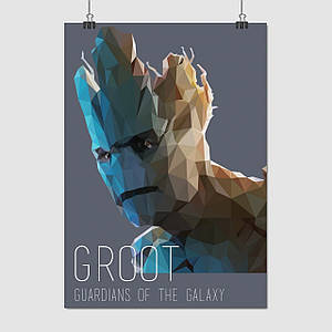 Плакат "Дорослий Грут, Groot", 60×43см