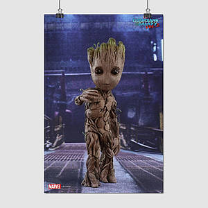 Плакат "Грут на повний зріст, Groot", 60×41см