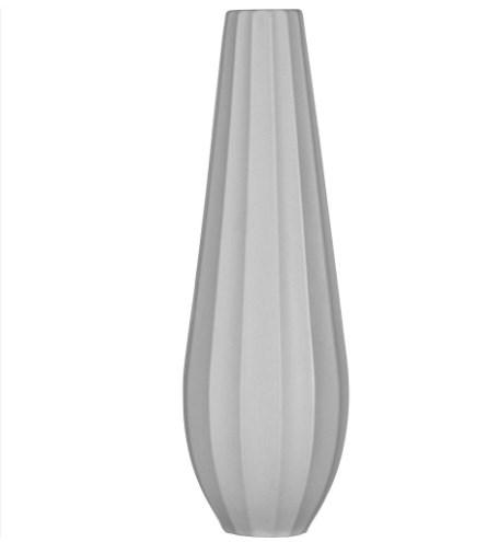 Ваза Ardesto Molize сіра d8,5 см h27,5 см порцеляна (AR3810G) зі швидкою доставкою по Україні, фото 1