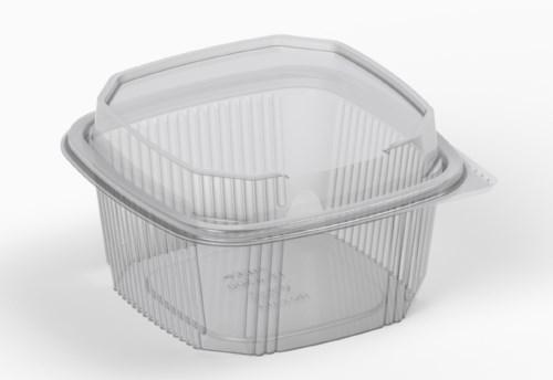 Контейнер для зберігання Itex PET одноразовий 700 мл 13,2х13,2 см h7,5 см пластик (IT-6700/ шт), фото 1