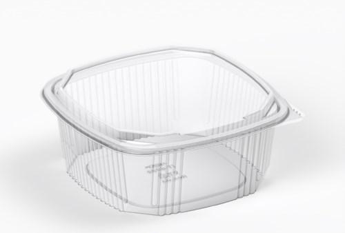 Контейнер для зберігання Itex PET одноразовий 1000 мл 17х17 см h7,3 см пластик (IT-6999/3500шт), фото 1