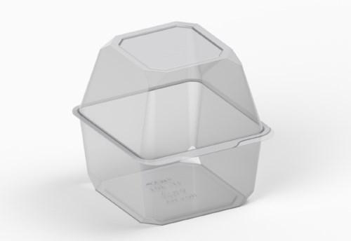 Кондитерське паковання Itex PET 9,6х10,2 см h10 см пластик (IT-401/1200), фото 1