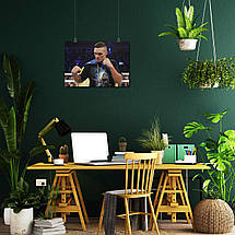 Плакат "Усик Олександр з прапором", 43×60см, фото 5