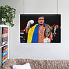 Плакат "Усик Олександр в білих рукавицях, боксер", 43×60см, фото 6