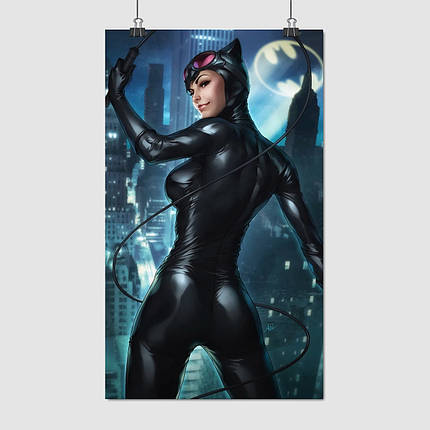 Плакат "Жінка-кішка, Catwoman", 60×35см, фото 1