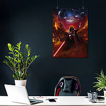 Плакат "Дарт Вейдер, Зоряні Війни, Darth Vader, Star Wars", 60×43см, фото 4