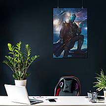 Плакат "Вартові Галактики, Йонду Удонта, Guardians of the Galaxy", 43×60см, фото 4