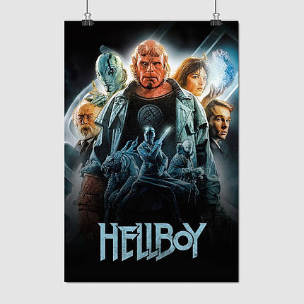 Плакат "Хеллбой, Hellboy (2004)", 60×40см, фото 1