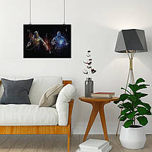 Плакат "Мортал Комбат, Сабзіро та Скорпіон, Mortal Kombat, Sub-Zero and Scorpion", 43×60см, фото 5