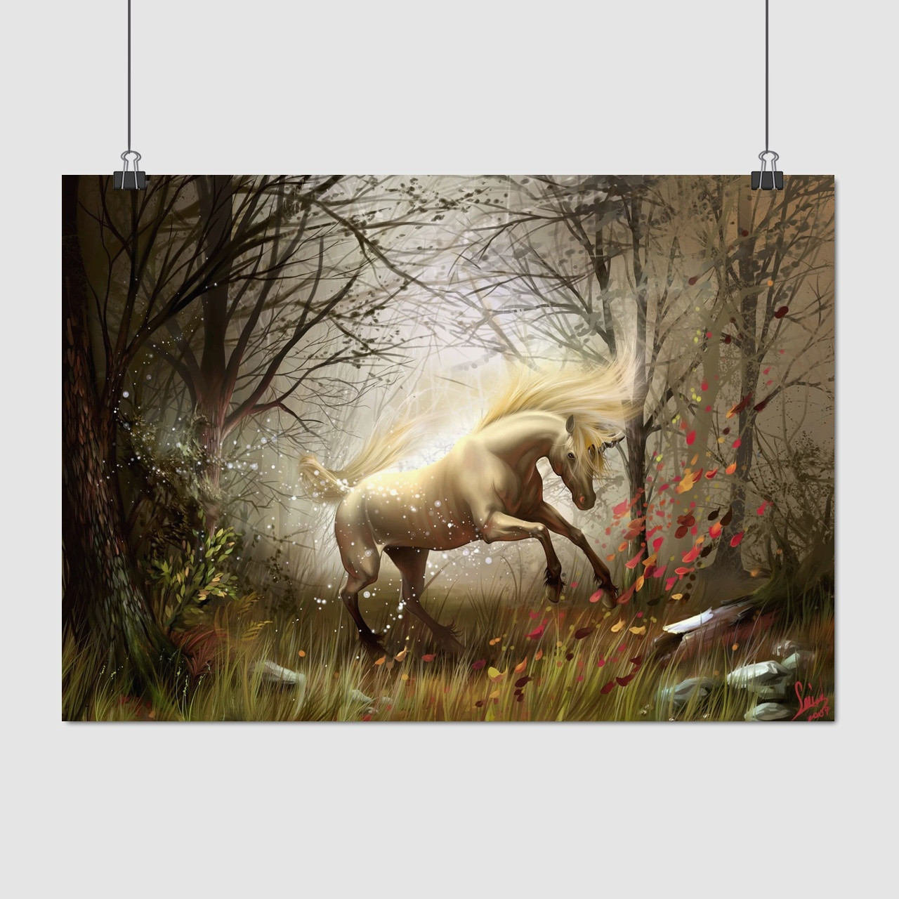 Плакат "Єдиноріг", 43×60см