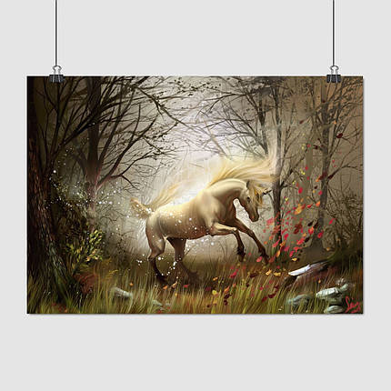Плакат "Єдиноріг", 43×60см, фото 1