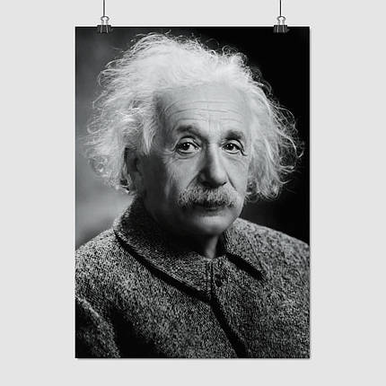 Плакат "Альберт Ейнштейн, Albert Einstein", 60×42см, фото 1