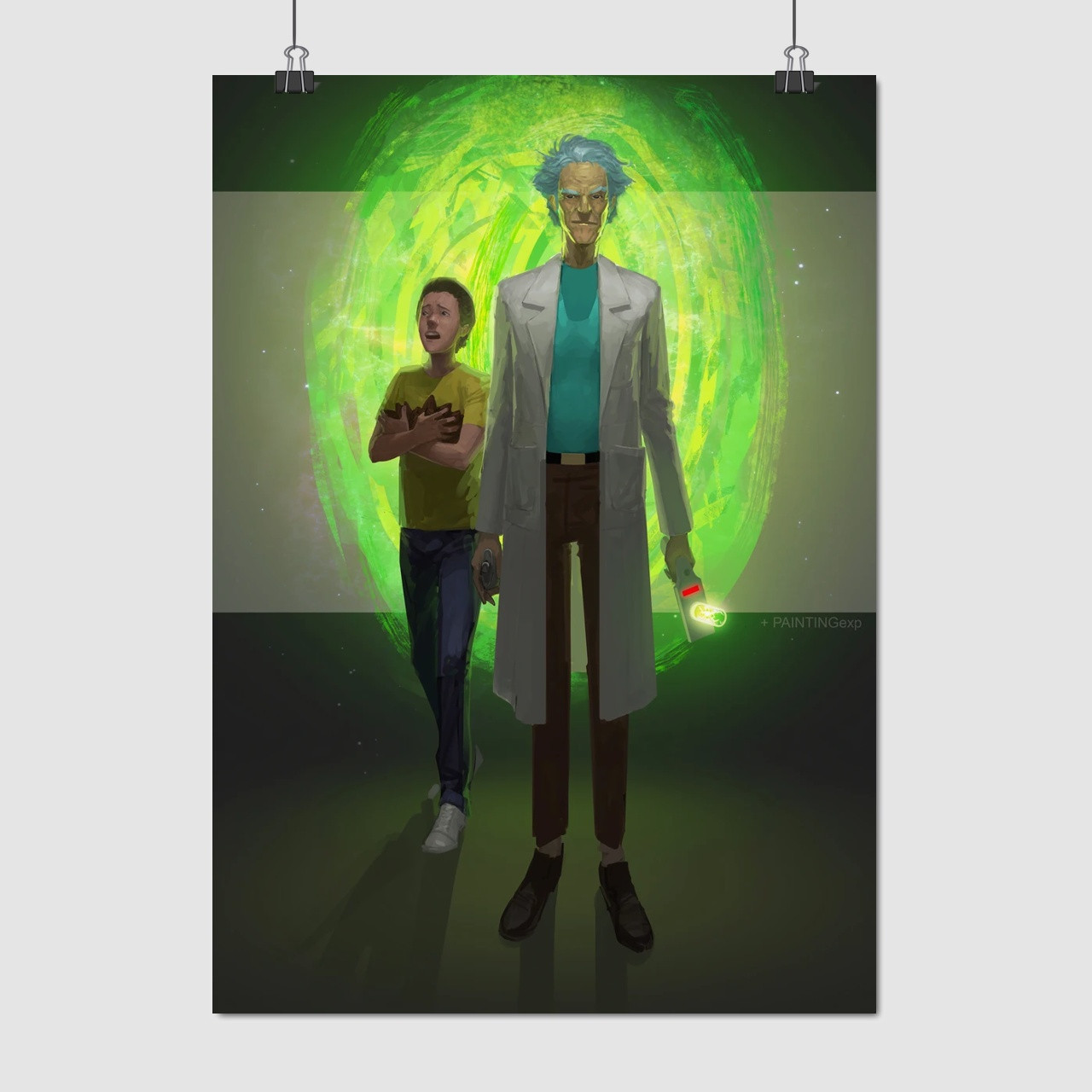 Плакат "Рік та Морті, Rick and Morty", 60×43см